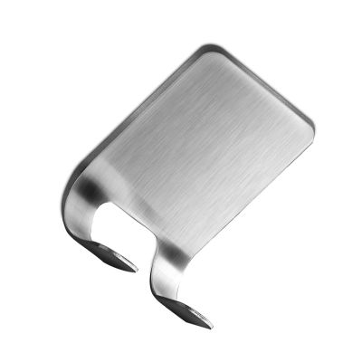 MYSUNBAR Shaving Holder Shower, Pack of 2 Multi-Purpose Hooks, Stainless Steel, Waterproof Wall Hooks, Self-Adhesive, Razor Holder Shower, Bathroom Hooks, No Drilling