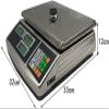WYRMB Kitchen Scale 30Kg/0.5G Digital Counting Scale Stainless Steel Commercial Industrial Scales For Kitchen Restaurant Food Meat Fruit,30kg/1g view 2