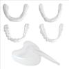 Wttfc 2 Pairs Cosmetic Veneers Teeth Temporary Dentures,Clip on Veneers Top and Bottom,Snap On Dentures for Men Women Comfortable Protect Your Teeth and regain Confident Smile for Men Women view 2