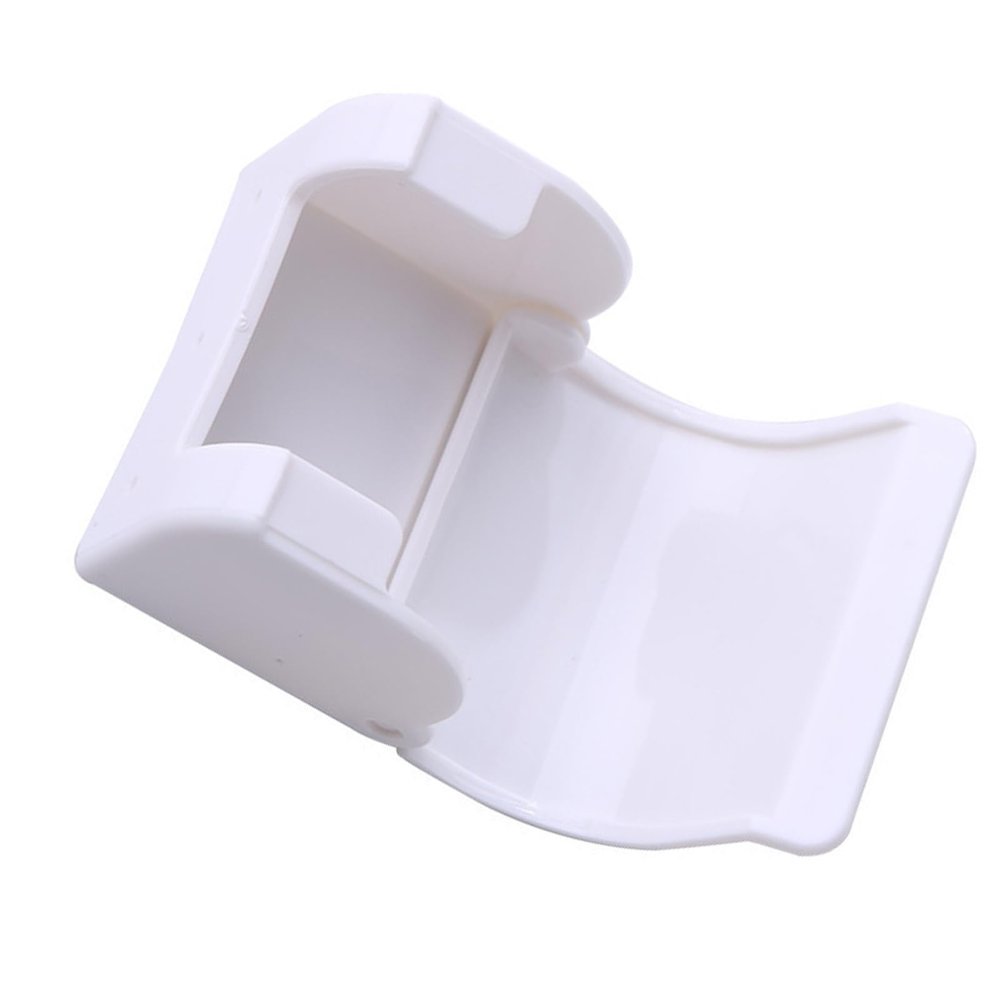 MYSUNBAR Plastic Shaver Holder with Cover Wall Mount Shower Self Adhesive Razor Hook