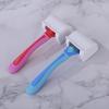 MYSUNBAR Plastic Shaver Holder with Cover Wall Mount Shower Self Adhesive Razor Hook view 4