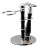 MYSUNBAR Razor Holder, Stainless Steel Shaving Brush Holder with Non-Slip Base, Creative Bamboo Shape Safety Razor Set view 3
