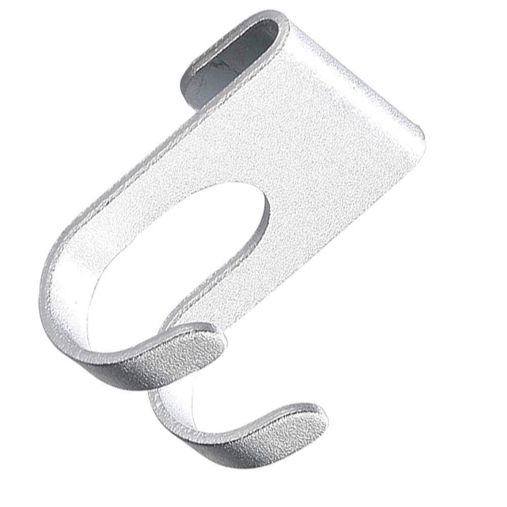 MYSUNBAR Pack of 4 Razor Holder Hooks, Razor Holder, Multi-Purpose Hooks, Stainless Steel, Self-Adhesive Razor Holder, Waterproof Bathroom Hooks, No Drilling