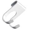 MYSUNBAR Pack of 4 Razor Holder Hooks, Razor Holder, Multi-Purpose Hooks, Stainless Steel, Self-Adhesive Razor Holder, Waterproof Bathroom Hooks, No Drilling view 1