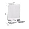 MYSUNBAR 4 Pack Razor Holder Shower Stainless Steel Razor Holder for Shower, Bathroom, Kitchen, Waterproof Self-Adhesive Razor Holder Hook view 4