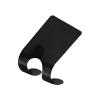 MYSUNBAR Pack of 2 Razor Holder Hooks, Wall Mounted Self-Adhesive No Drilling Shower Hooks, Black Stainless Steel Multi-Purpose Hooks view 1