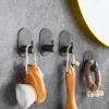 MYSUNBAR Pack of 2 Razor Holder Shower Self-Adhesive Hooks Razor Holder Shower Stainless Steel Adhesive Hooks Bathroom and Kitchen Towel Holder view 2