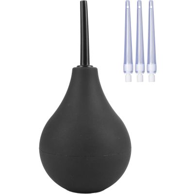 4 PCS Enema 220 Ml Constipation Relief Bowel Cleanse for Men Detachable Slim Nozzles Reusable Colon Cleanse Anal Douche Enemas at Home Kit Fast for Men and Women Douches