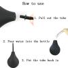 4 PCS Enema 220 Ml Constipation Relief Bowel Cleanse for Men Detachable Slim Nozzles Reusable Colon Cleanse Anal Douche Enemas at Home Kit Fast for Men and Women Douches view 4