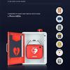 SXTYFBB Wall-mounted AED Defibrillator Storage Cabinet, Cardiac Defibrillation with Alarm, First Aid Cabinet, Adjustable Partition Position, Double Switch Control, Fits Most AED Models view 1