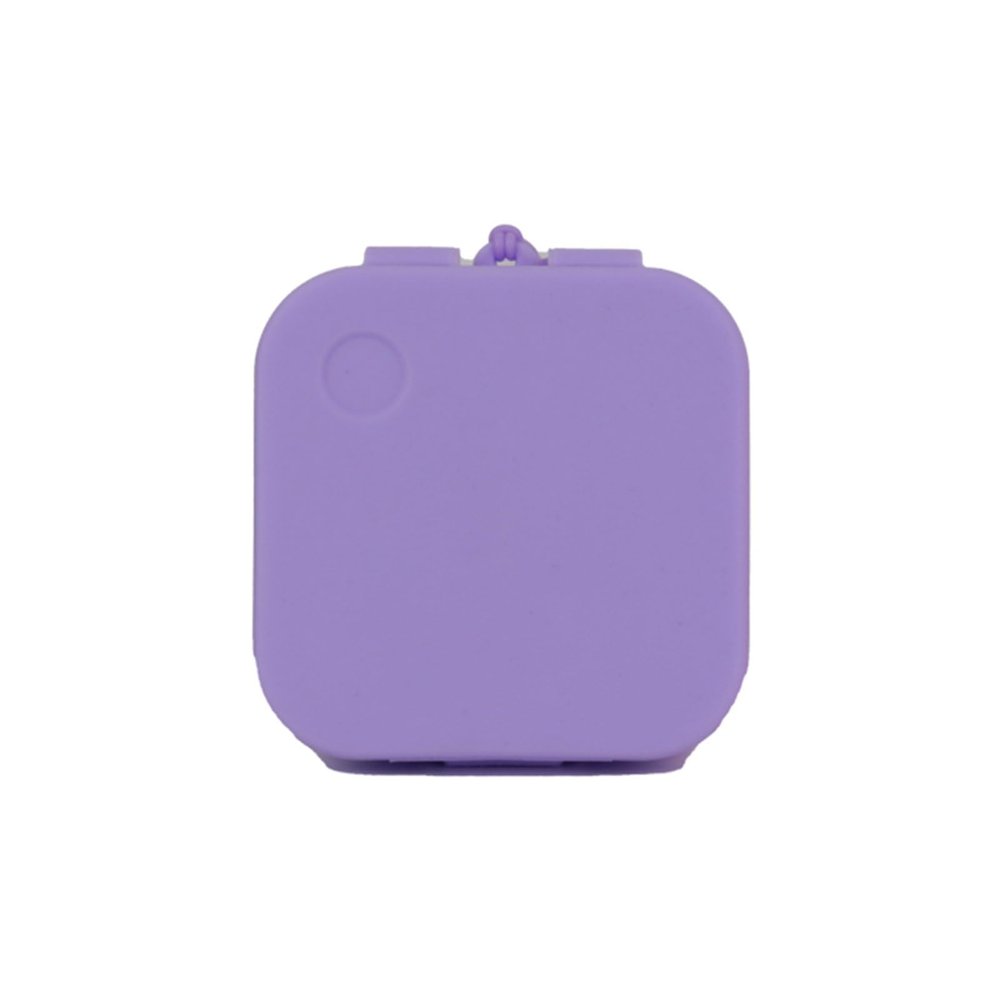 HUAOSN Retainer Case, Invisible Braces Cleaning Box, Double-Layer Braces Cleaning Box, Silicone Braces Cleaner Box with Drain Tray, 83.5x179x33mm (Color 2)