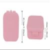 HUAOSN Retainer Case, Invisible Braces Cleaning Box, Double-Layer Braces Cleaning Box, Silicone Braces Cleaner Box with Drain Tray, 83.5x179x33mm (Color 2) view 3