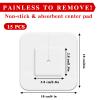 15 Pcs Split Drain Adhesive Feeding Tube Bandages, Peg G J Supra-Pubic Incision Bordered Guaze Pad, Sterile Drain Patch Supplies Island Dressing, Catheter Stabilization Device Holder for Nursing Care view 2