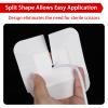15 Pcs Split Drain Adhesive Feeding Tube Bandages, Peg G J Supra-Pubic Incision Bordered Guaze Pad, Sterile Drain Patch Supplies Island Dressing, Catheter Stabilization Device Holder for Nursing Care view 3