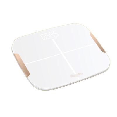 Bathroom Scales Weighing Scales Body Fat Scale Electronic Digital Scale Smart Weight Scale Floor Bathroom Weighing Scales Scales For Body Weight(White)