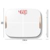 Bathroom Scales Weighing Scales Body Fat Scale Electronic Digital Scale Smart Weight Scale Floor Bathroom Weighing Scales Scales For Body Weight(White) view 2