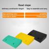 DUNSBY Threshold Ramp 50 * 22 * 4cm Plastic PVC Road Slope Ramp Pad Portable Car Step Uphill Triangle Mat Curb Rubber for Thresholds and Bathroom(Yellow) view 2