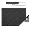 DUNSBY Threshold Ramp 1pcs 50 * 13 * 3cm Plastic PVC Road Slope Ramp Pad Portable Car Step Uphill Triangle Mat Curb Rubber for Thresholds and Bathroom(Yellow) view 4