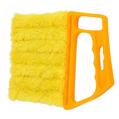 Blind Cleaner Duster Tool, Handheld Mini Blinds Cleaner, Blinds Dust Shutters with 7 Removable Microfiber Sleeves, Washable Blind Cleaner Brush Window Air Conditioner Duster