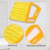 Blind Cleaner Duster Tool, Handheld Mini Blinds Cleaner, Blinds Dust Shutters with 7 Removable Microfiber Sleeves, Washable Blind Cleaner Brush Window Air Conditioner Duster view 4