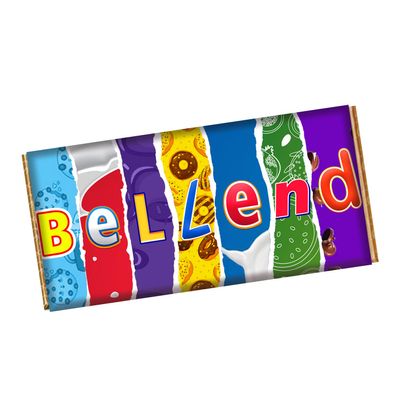 Bel*end Chocolate Bar Wrapper Novelty Funny Gift on Birthday Christmas Valentines CH-9032 (without chocolate bar (wrapper only))