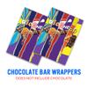 2-Pack Dickhead Funny Chocolate Bar Wrappers Novelty Joke Gift for Him Hilarious Secret Santa Gag Present Cheeky Birthday or Christmas Stocking Filler (Wrappers Only) view 2