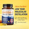 Triple Strength Omega 3 Fish Oil 1200 mg | EPA & DHA | Wild Caught, Sustainably Sourced Omega-3 Fatty Acids | Premium Burpless Fish Oil Supplements | Clean Label Certified, Third-Party Tested | 30 Ct view 4