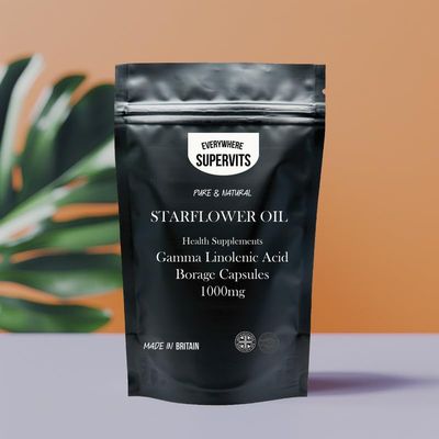 STARFLOWER Borage Seed Oil Softgel GLA 60 Capsules Capsules - 1000mg Gamma-Linolenic Acid - Enhanced Formula for Optimal Your Health