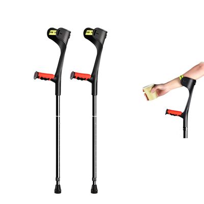 1 Pair of Forearm Crutches,Crutches for Adults,Comfortable Grip,Crutches for Walking,Heavy Duty Non-Slip Rubber Feet,Mobility Aid for Elderly, Seniors & HandicapBlack It's so kind of you powerfully