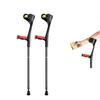 1 Pair of Forearm Crutches,Crutches for Adults,Comfortable Grip,Crutches for Walking,Heavy Duty Non-Slip Rubber Feet,Mobility Aid for Elderly, Seniors & HandicapBlack It's so kind of you powerfully view 1