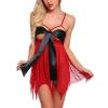 TYUIOP My Sexy Santa Dress White Lingerie Sexy Lingerie for Women Sets Crotchless Plus Size Womens Nightwear for Women Plus Size red Sets Night Dress view 3