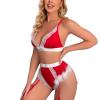 TYUIOP Offers of The Day Sexy Xmas Outfits Women Sexy Christmas Lingerie Plus Size Lingerie Dress Pink Babydoll Dress Women UK Outfits Bodystocking view 1