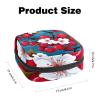 Period Kit Bag for Girls Women Ladies, Cherry-768 Sanitary Napkin Disposal Bags, Large Capacity Zipper Menstrual Pad Pouch view 2