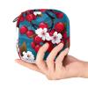 Period Kit Bag for Girls Women Ladies, Cherry-768 Sanitary Napkin Disposal Bags, Large Capacity Zipper Menstrual Pad Pouch view 4