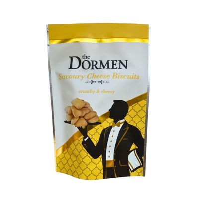 The Dormen Savoury Cheese Biscuits - Crispy Cheese Biscuits, 8 Packs of 30g Each, Great for Cheese Boards, Vegetarian