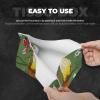 Cute Parrot with Christmas Hat Tissue Box Cover, Facial Tissue Holder, Decorative Napkin Dispenser Organizer for Car, Home, Office Accessories view 3