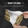 Skulls Pattern Tissue Box Cover PVC Leather Facial Tissue Dispenser Box Holder for Dresser Bathroom Decorative view 3