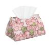 Pink Lotus Tissue Box Cover, Tissue Box Holder, Tissue Holders Decorative Organizer for Home Decor, Tabletop and Car view 1