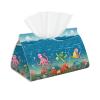 Sealife Underwater Tissue Box Cover, Tissue Box Holder for Tabletop Desk, Decorative Box Covers, Accessories for Home Car Office view 1