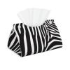 Animal Zebra Print Tissue Box Cover, Tissue Box Holder for Tabletop Desk, Decorative Box Covers, Accessories for Home Car Office view 1