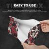 Roses Sugar Skulls Tissue Box Cover PVC Leather Facial Tissue Dispenser Box Holder for Dresser Bathroom Decorative view 3