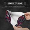 Love Roses Prints Tissue Box Cover PVC Leather Facial Tissue Dispenser Box Holder for Dresser Bathroom Decorative view 3
