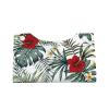 Hibiscus Plumeria Floral Leaves Tissue Box Cover, PVC Leather Tissue Box Holder Napkins Box Covers for Home/Office/Car Decoration view 2