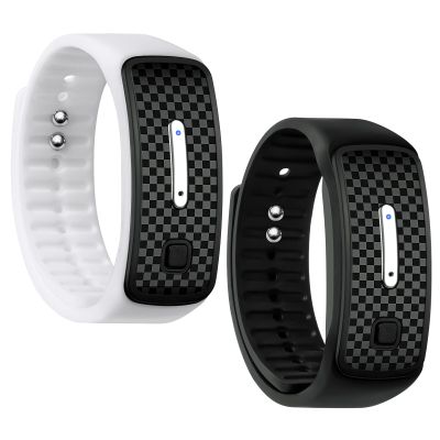 AOGOE Ultrasonic Bracelet, 2PCS Ultrasonic Body Shape Wristband, Ultrasonic Body Shape Bracelet, Lymphatic Drainage Ultrasound Bracelet for Men and Women, Mosquito Bracelet, Ultrasonic Wristband