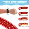 AOGOE Ultrasonic Bracelet, 2PCS Ultrasonic Body Shape Wristband, Ultrasonic Body Shape Bracelet, Lymphatic Drainage Ultrasound Bracelet for Men and Women, Mosquito Bracelet, Ultrasonic Wristband view 3