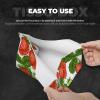 Red Strawberry and Flowers Tissue Box Cover Tissue Box Holder for Living Room Kitchen Bathroom Toilet Table Desk Home Office Countertop Car view 3