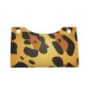 Animal Leopard Print Tissue Box Cover, PVC Leather Tissue Box Holder Napkins Box Covers for Home/Office/Car Decoration view 2
