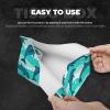 Marine Sea Dolphins Pattern Tissue Box Cover PVC Leather Facial Tissue Dispenser Box Holder for Dresser Bathroom Decorative view 3