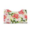 Blooming Rose and Butterflies Tissue Box Cover PVC Leather Facial Tissue Dispenser Box Holder for Dresser Bathroom Decorative view 2