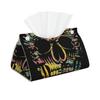 Tribal Skull Tissue Box Cover, Tissue Box Holder, Tissue Holders Decorative Organizer for Home Decor, Tabletop and Car view 1